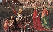 Vittore Carpaccio Meeting of the Betrothed Couple (detail) USA oil painting artist
